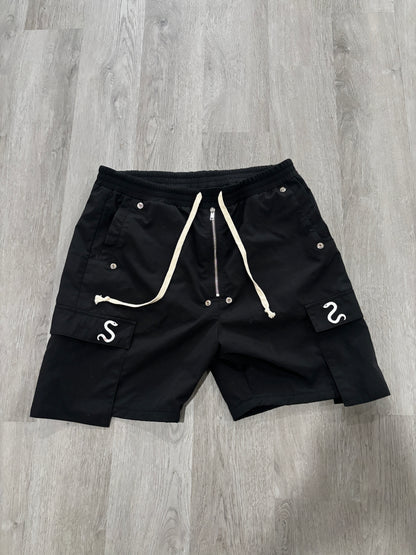 Snake Logo Windbreaker Shorts