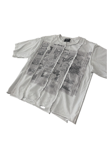 Only The Real Survive Newspaper tee