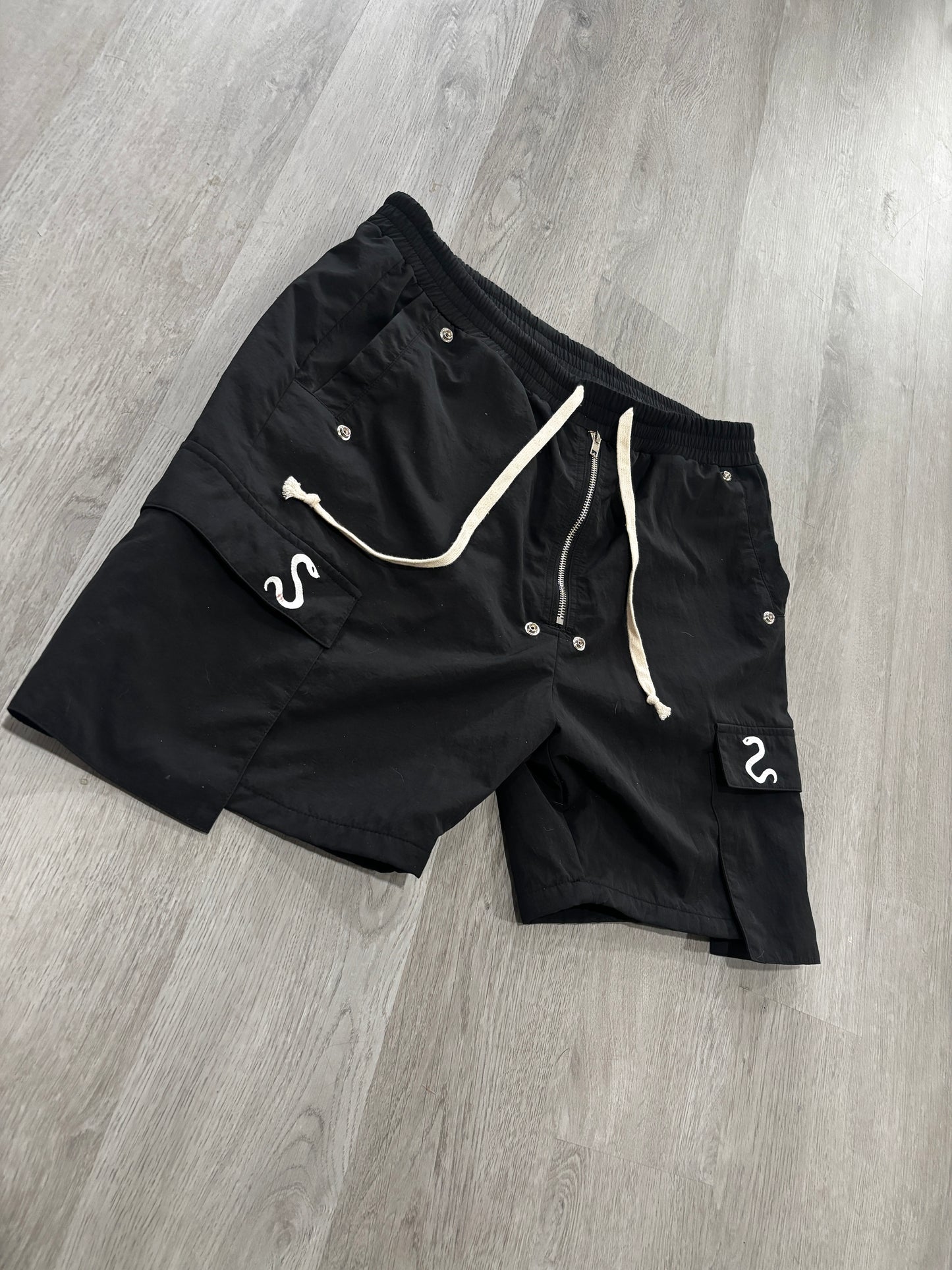 Snake Logo Windbreaker Shorts