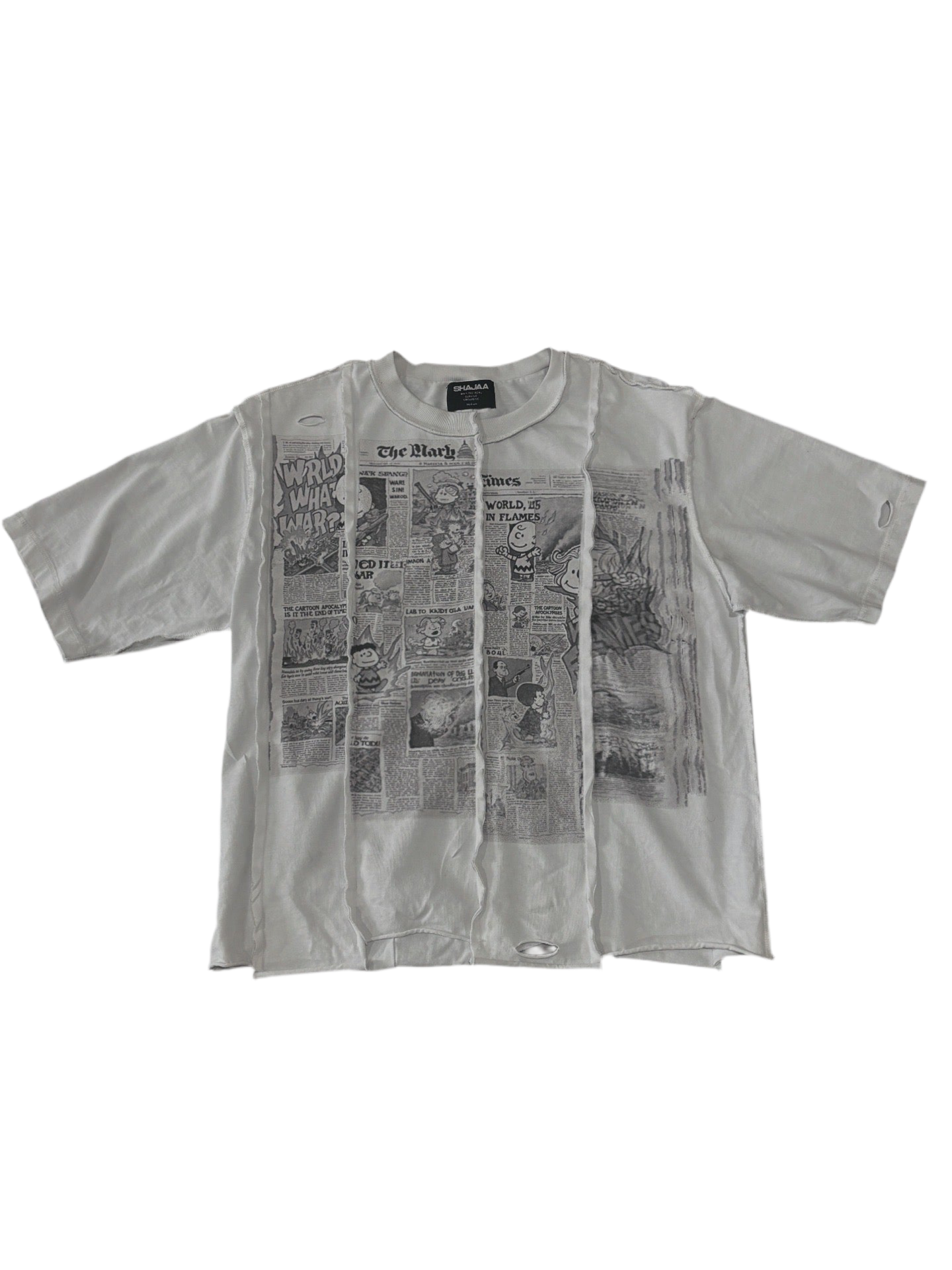 Only The Real Survive Newspaper tee
