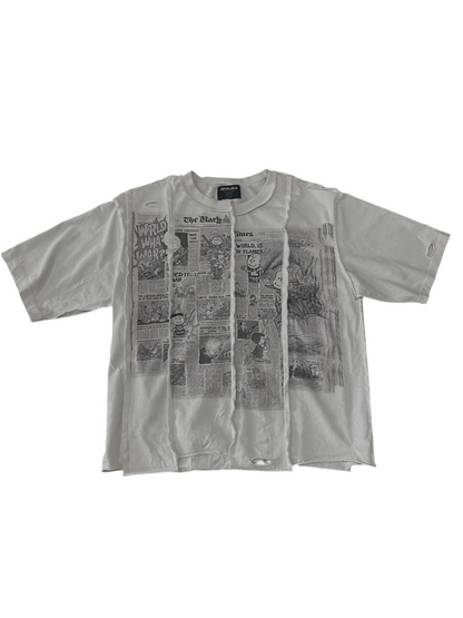Only The Real Survive Newspaper tee