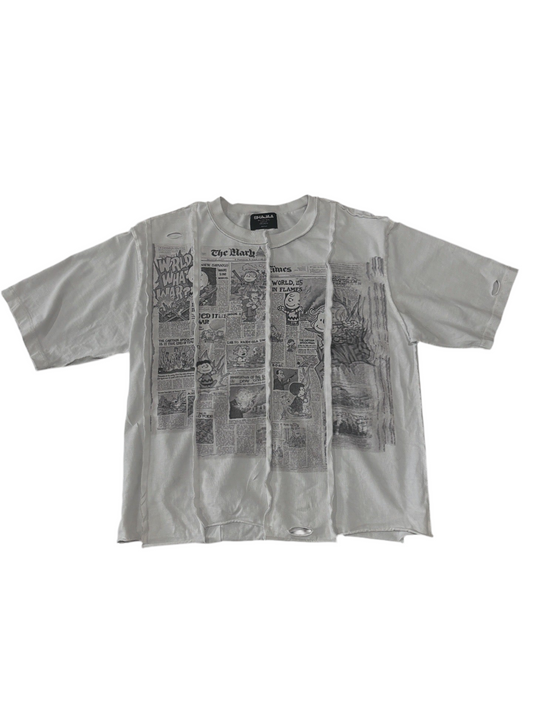 Only The Real Survive Newspaper tee