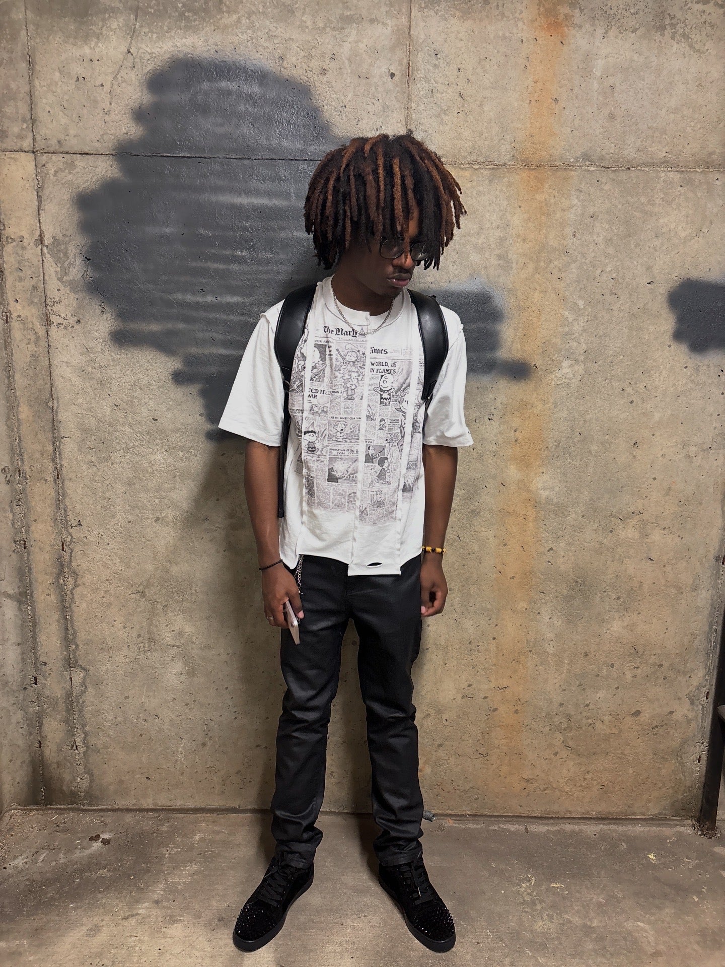 Only The Real Survive Newspaper tee