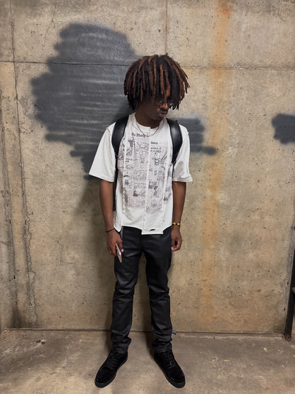 Only The Real Survive Newspaper tee