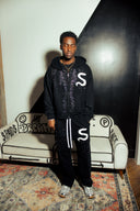 Rhinestone Zip Up Jacket
